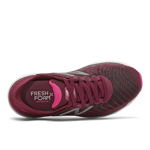 New Balance Big Kids' Fresh Foam 860v12 Running Shoe- Garnet/Pink Glo 3 New Balance Big Kids' Fresh Foam 860v12 Running Shoe- Garnet/Pink Glo