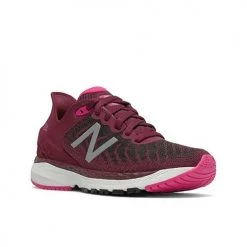 New Balance Big Kids' Fresh Foam 860v12 Running Shoe- Garnet/Pink Glo 8 New Balance Big Kids' Fresh Foam 860v12 Running Shoe- Garnet/Pink Glo